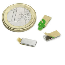 Block magnet self-adhesive 10 x 5 x 1 mm